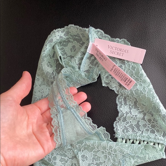 Victoria's Secret Lace Panties in Soft Teal - Picture 4 of 4